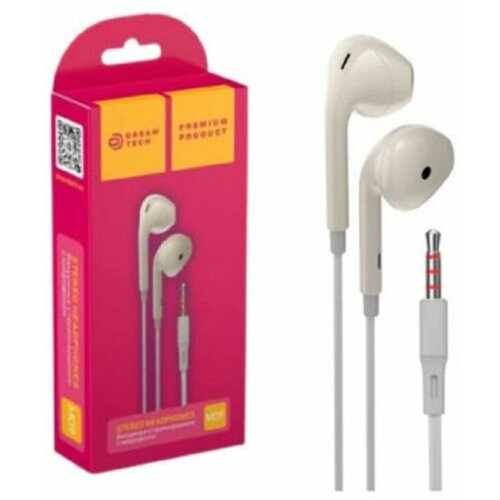 Наушники вкладыши DREAM M09 Белые 16500₽