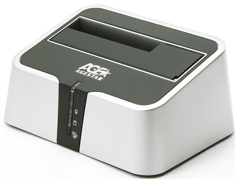 USB 3.0 Докстанция AgeStar 3CBT2-6G (SILVER)