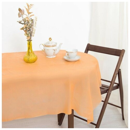 Скатерть для дачи Хозяюшка Радуга цвет апельсин 137274 см 2128₽
