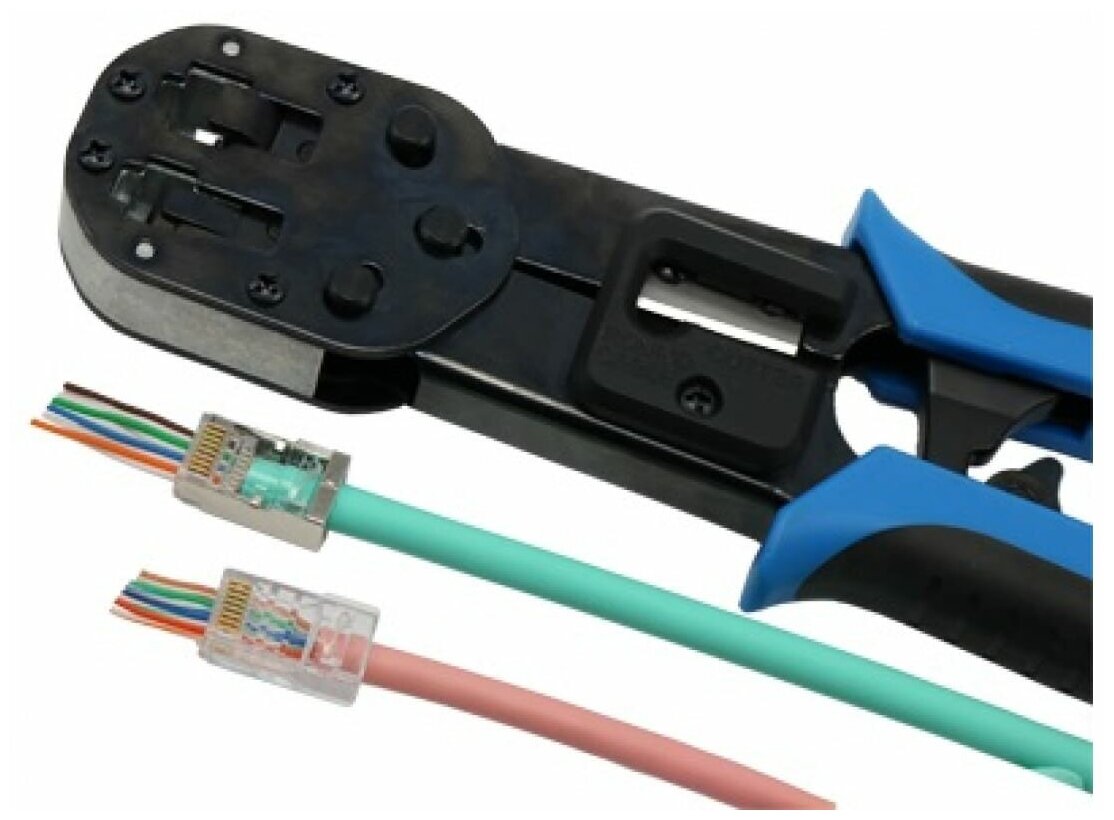 Клещи обжимные Hyperline HL-3H00010 серии PLEZ кримпер для разъемов RJ45