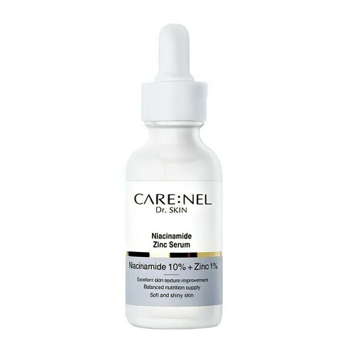 Care: Nel Сыворотка для жирной и проблемной кожи - Niacinamide zinc serum, 30мл