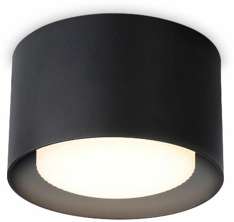 Светильник накладной со сменной лампой GX53 Ambrella Light Techno spot TN70815 BK черный GX53 max 12W D85*60
