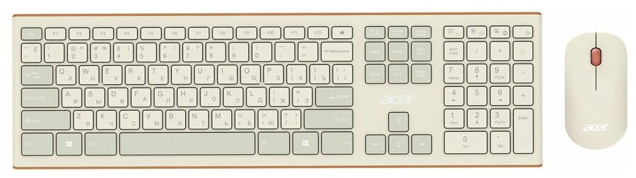 Комплект (клавиатура+мышь) Acer OCC200, USB, беспроводной [zl.accee.004]