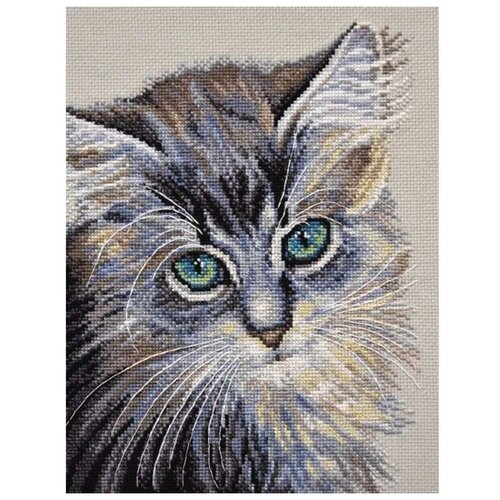 фото Набор для вышивания «зеленоглазое чудо», 20x26 см, овен