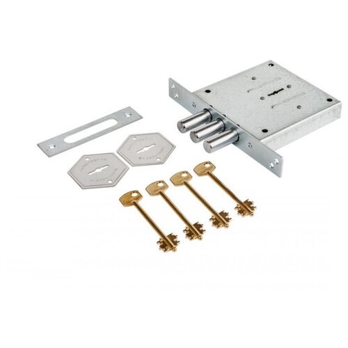 Замок врезной Цербер-ЗВУ (дл. ключ) (С-1В 116)