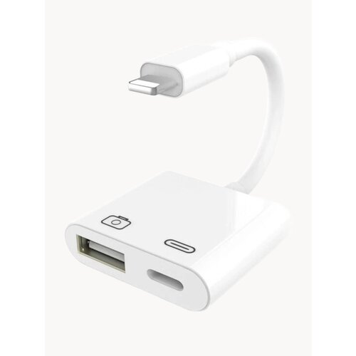 Адаптер Lightning-USB для iPhone и iPad Lightning to USB 3 Camera Adapter 1073₽
