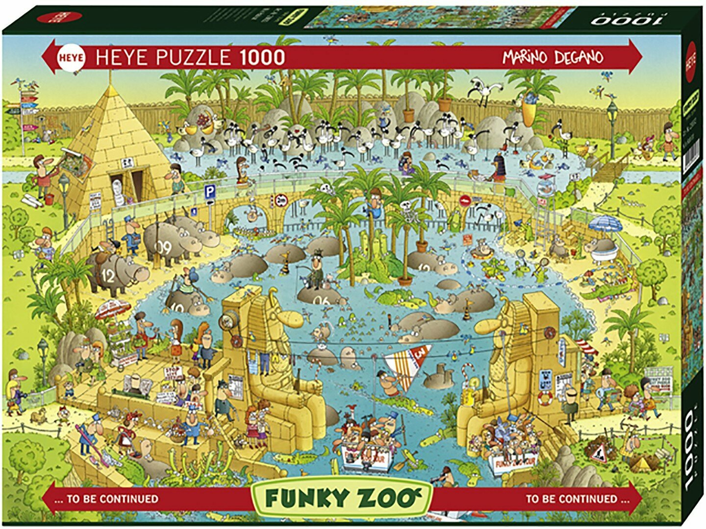 Puzzle-1000 "Нильский зоопарк" (29693) HEYE - фото №4