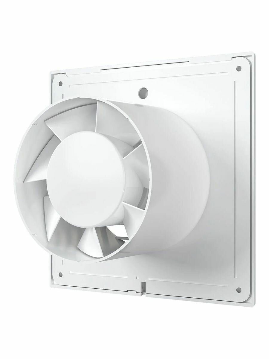 Вентилятор вытяжной с обратным клапаном Auramax A-4С, D100 мм, белый, в ванную, в туалет, на кухню