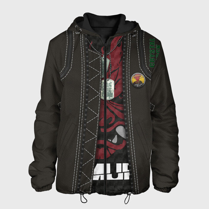 Мужская куртка 3D Куртка Cyberpunk 2077 XXXL (56) черный