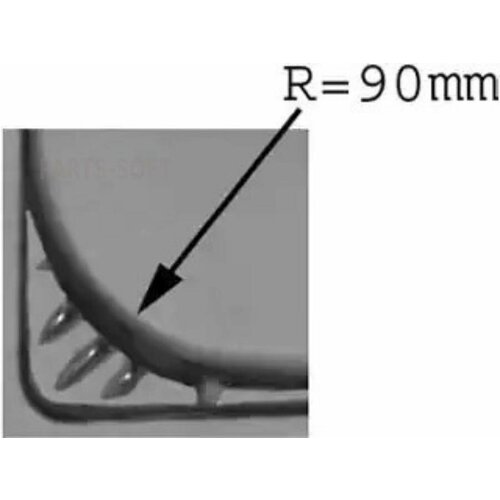 VAN-WEZEL 3071249 Панель ремонтная корыто дверь задн лев MERCEDES 207-410 77-95 1340₽
