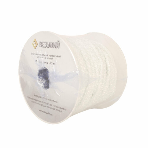 Шнур термостойкий везувий 4мм (25м/п)