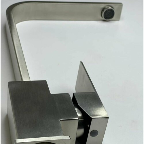 Смеситель WASSERZIMMER для кухни шар.40мм высокий излив нержавейка на гайке SUS304