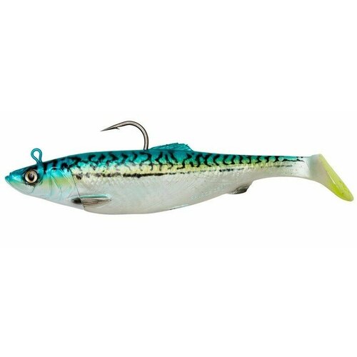 Приманка Savage Gear 4D Herring Big Shad 25см 300гр Sinking Green Mackerel 2+1 ш