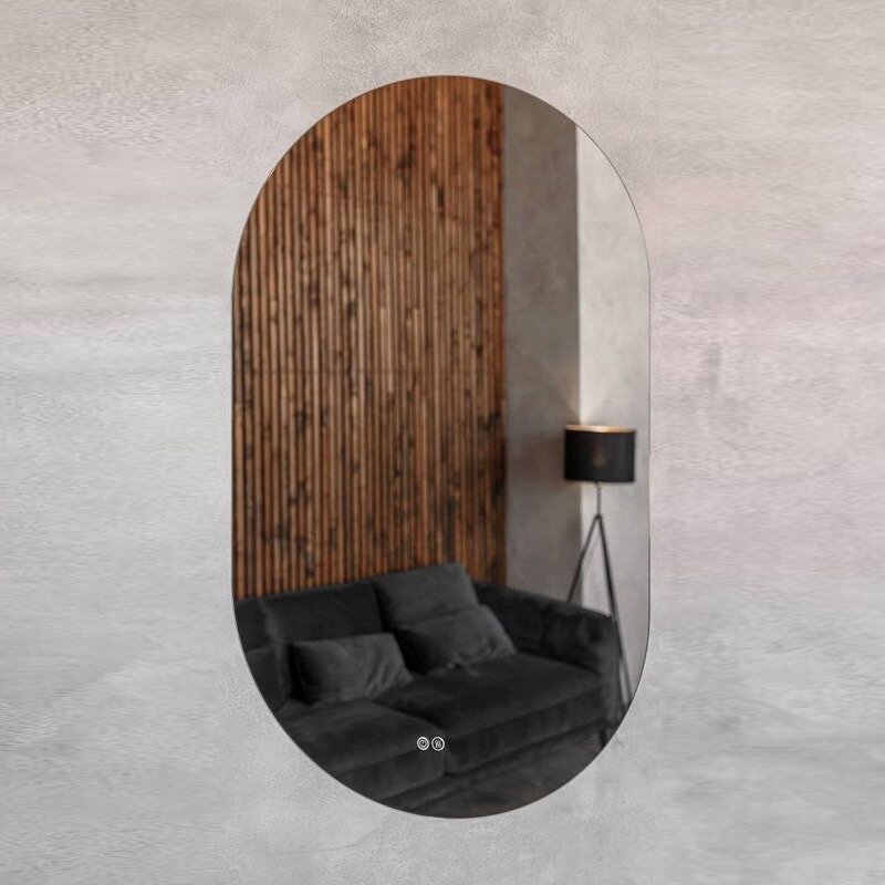 фото Зеркало Art&Max Torino 60х100 с подсветкой, с подогревом AM-Tor-600-1000-DS-F-H