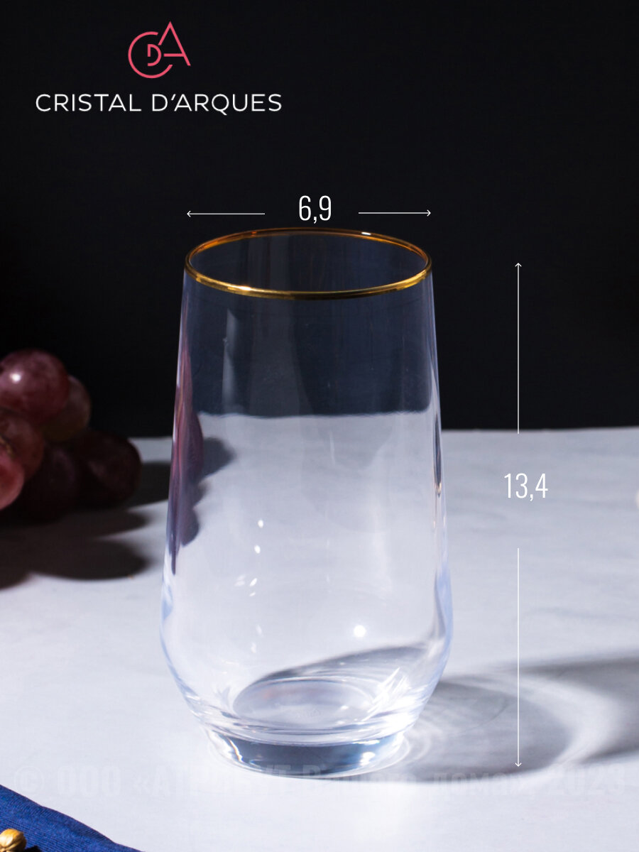 Набор стаканов ULTIME BORD OR 4шт 400мл Luminarc - фото №2