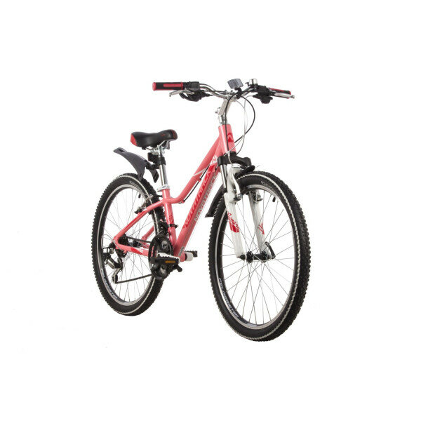 Велосипед горный Novatrack NOVARA 24" 11" 18 ск. Коралловый 24AHV. NOVARA.11CRL22