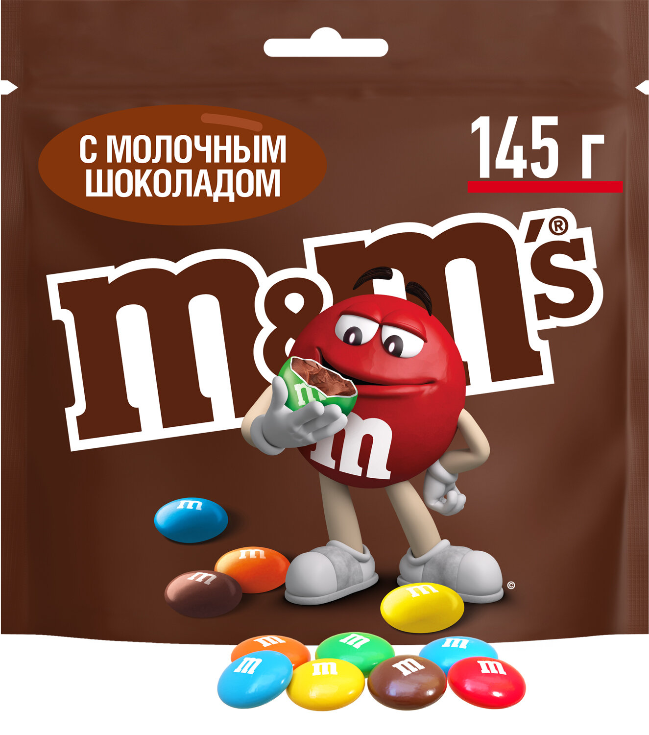 Конфеты M&M's драже c молочным шоколадом для компании, 145г