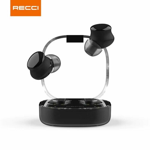 Наушники беспроводные Recci CRYSTAL REP-W69 black 3619₽
