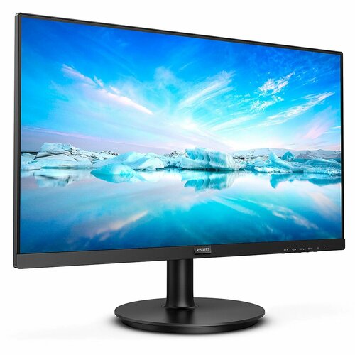 Монитор 27 PHILIPS 272V8LA/00 Black (VA, 1920x1080, 75Hz, 4 ms, 178°/178°, 250 cd/m, 3000:1, +HDMI, +DisplayPort, +MM) монитор 24 benq gl2460hm черный tn 1920x1080 250 cd m 2 ms