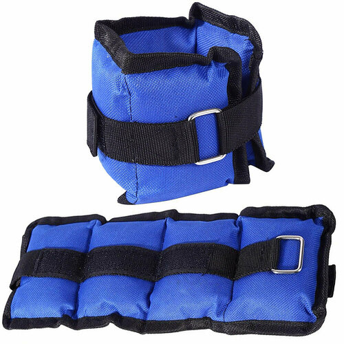 Утяжелители для рук и ног тренировочные спортивный груз для спорта фитнеса и бега детский инвентарь для гимнастики и занятий спортом дома комплект браслетов с гантелями неопреновый 2 шт по 1 кг 577₽