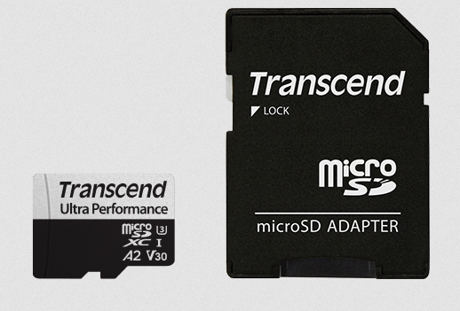 Карта памяти Transcend 64GB UHS-I U3 microSD w/ adapter A2 Ultra Performance R/W:160/125 MB/s