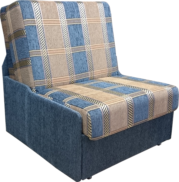 Кресло кровать Блисс Мегабосс голубой 60х190 см