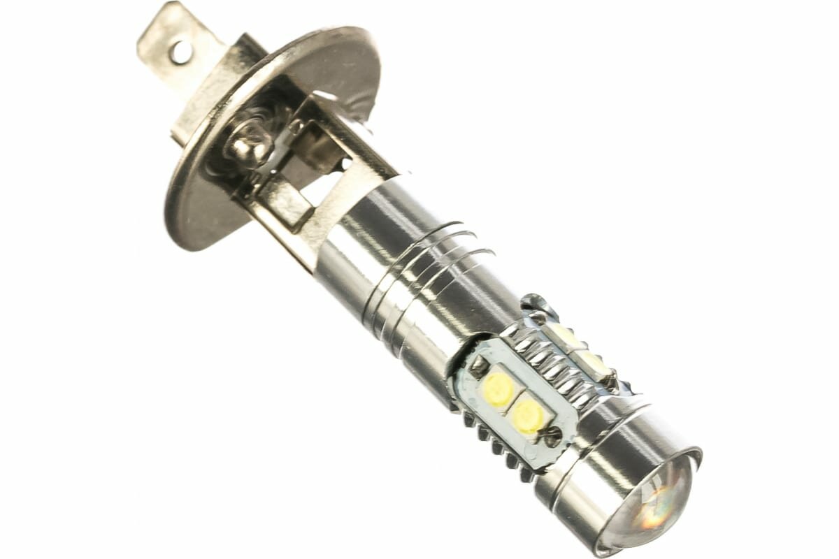 SKYWAY Автолампа диод H1 12-24V 30W 10 SMD диодов 1-конт, белая S08202034