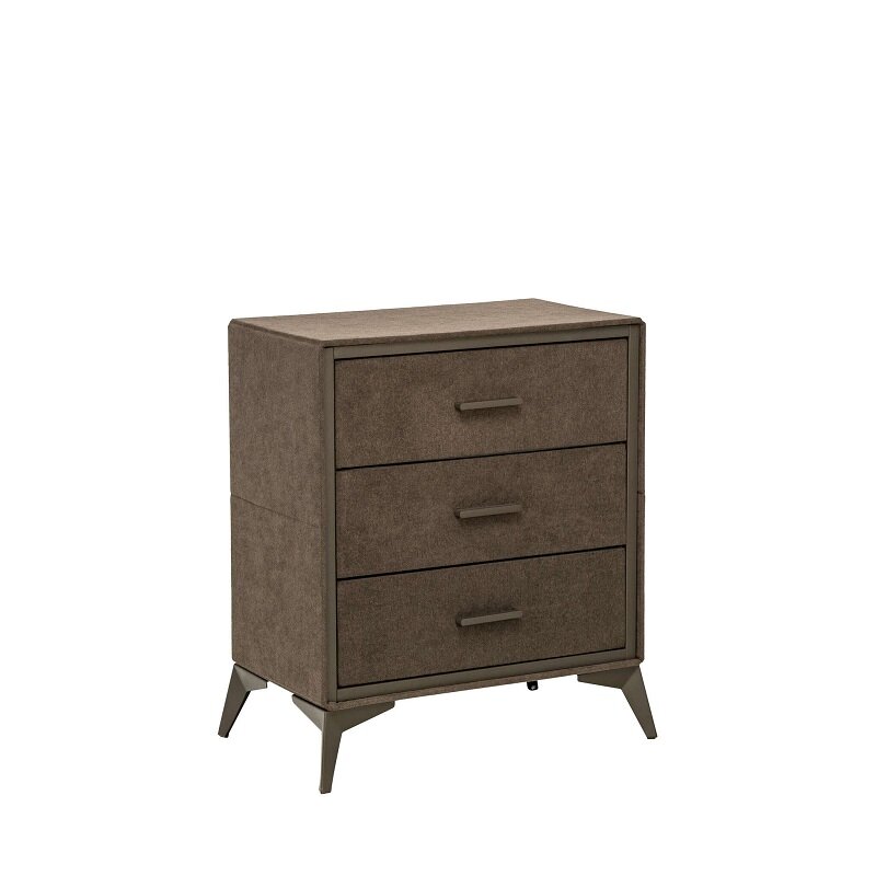 фото Комод Leset Кассио 3 ящ. brown, 600x350x725 мм