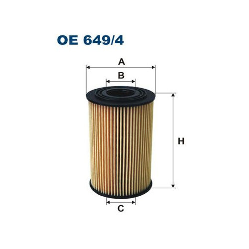 Фильтр масляный для автомобиля BMW, FILTRON OE649/4 (1 шт.)