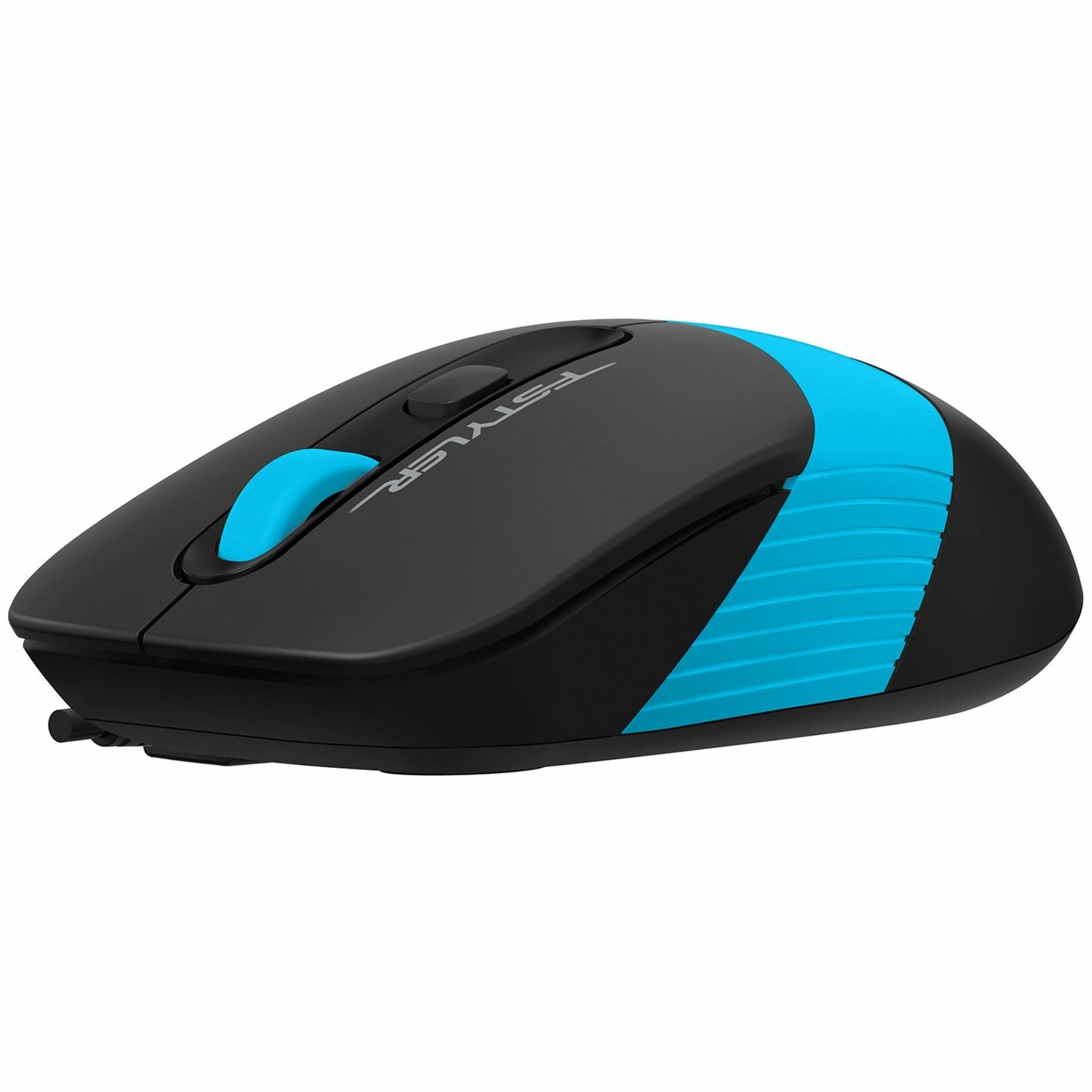 Мышь A4Tech Fstyler FM10S, черный/голубой (fm10s usb blue) - фото №10