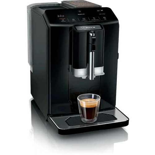 кофемолка econ eco 1510cg мощность 150вт емкость контейнера для кофе 60гр Кофемашина Bosch TIE20119 черный