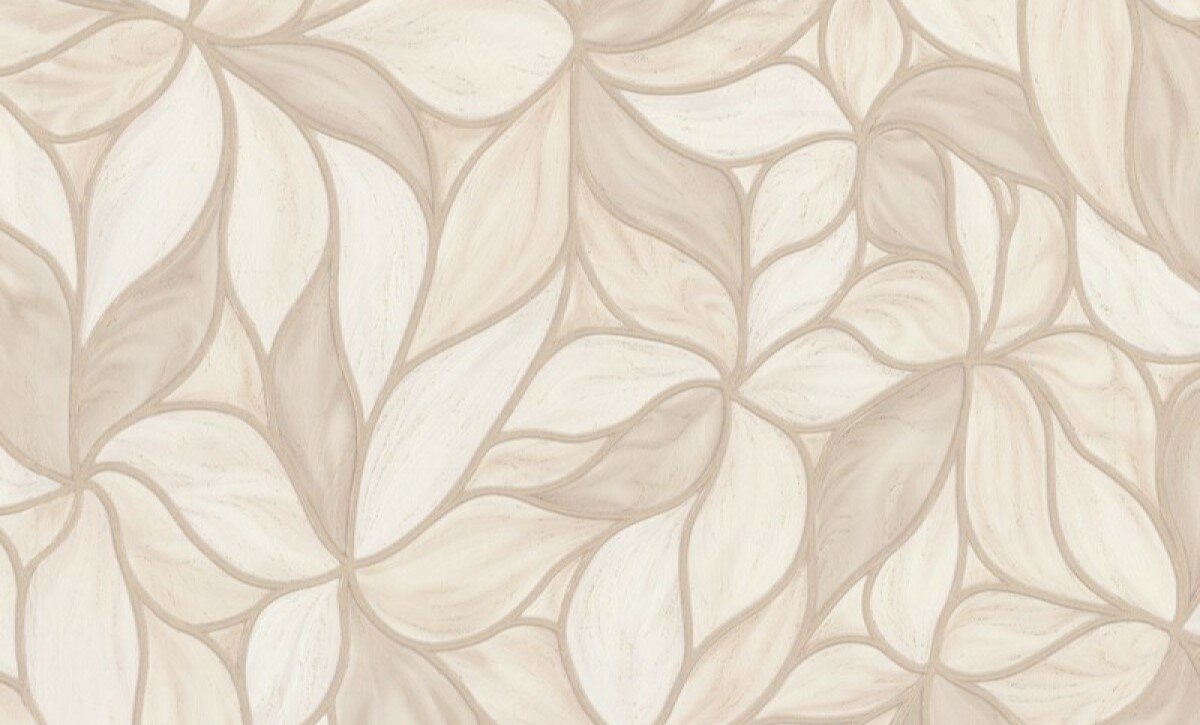 обои 7144-01 euro decor fractal флизелин 1.06x10,05м узор бежевый - фото №6