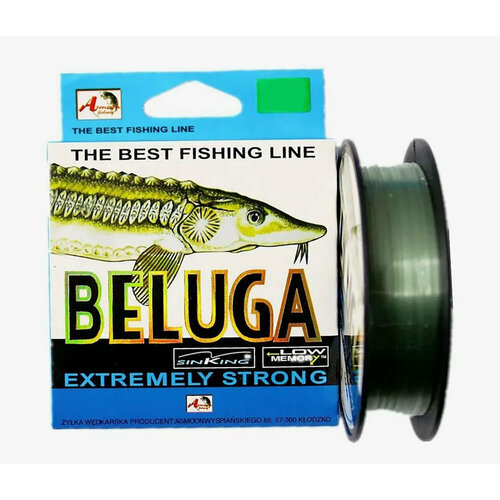 Монофильная, полиэстеровая леска Beluga Extremely Strong 0.08 мм 30 м