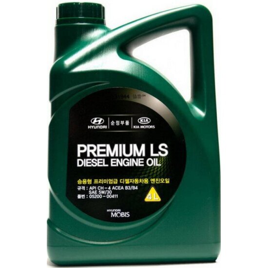 Моторное масло Mobis Premium LS Diesel 5W-30 4 л