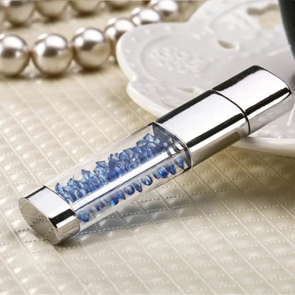 USB Флешка Кристалл синий 32 ГБ