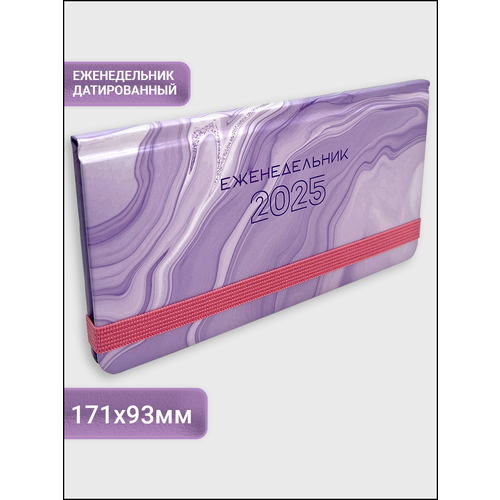 Еженедельник датированный на 2025 год Axler маленький карманный планер А6 204₽
