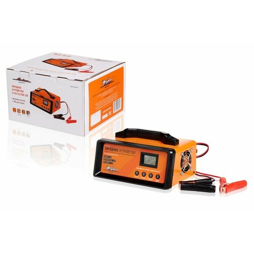 Зарядное устройство 5101520А 12В автоматическое LCD дисплей импульсное AIRLINE 8083₽