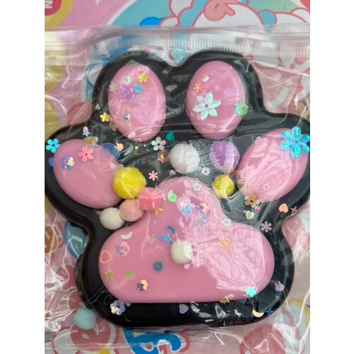Игрушка сквиш кошачья лапка XXL