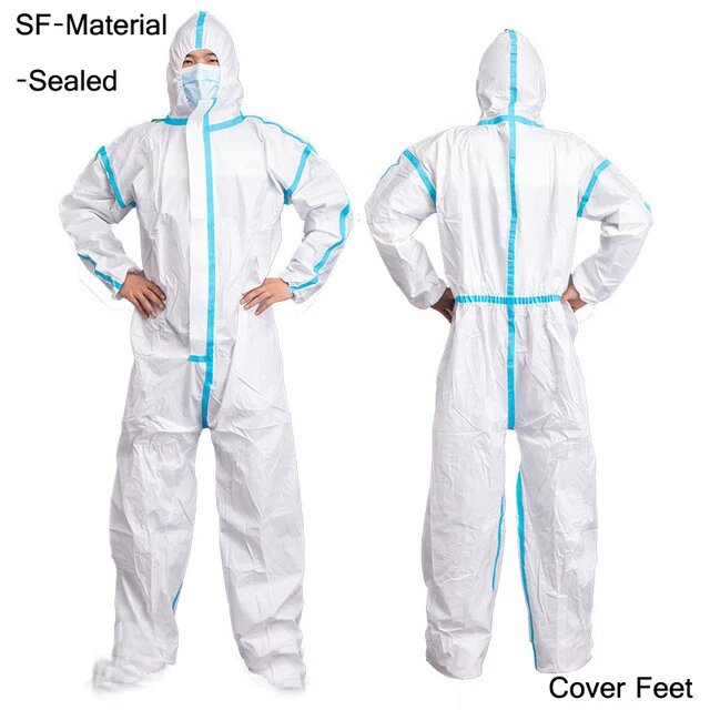 Одноразовый защитный комбинезон Spary, SF-Sealed-With Foot, М, Унисекс