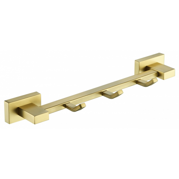 Планка 3 крючка золото матовое ViEiR V5014-S