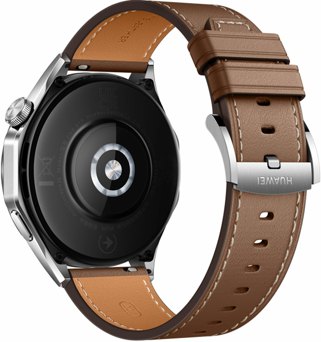 Huawei Смарт-часы HUAWEI WATCH GT 4 46mm Brown Leather Strap (Phoinix-B19L)