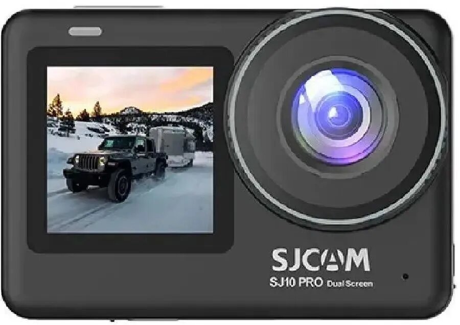 Экшн-камера SJCAM SJ10 PRO DualScreen 4K, WiFi, черный [sjcam-sj10-pro-ds]