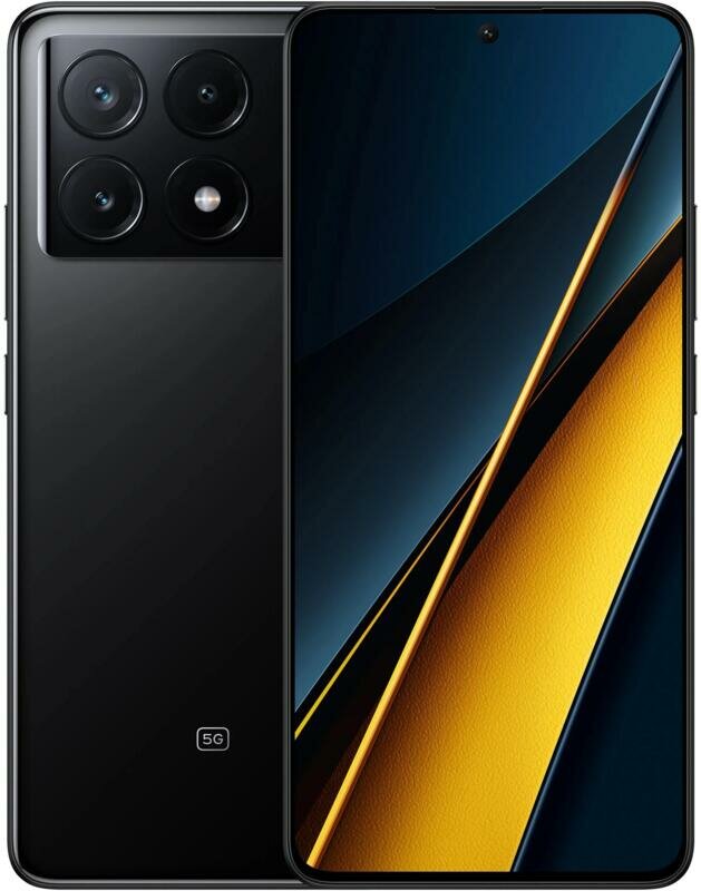 Смартфон Xiaomi Poco X6 Pro 5G, 12/512Gb Global, Black (NFC)