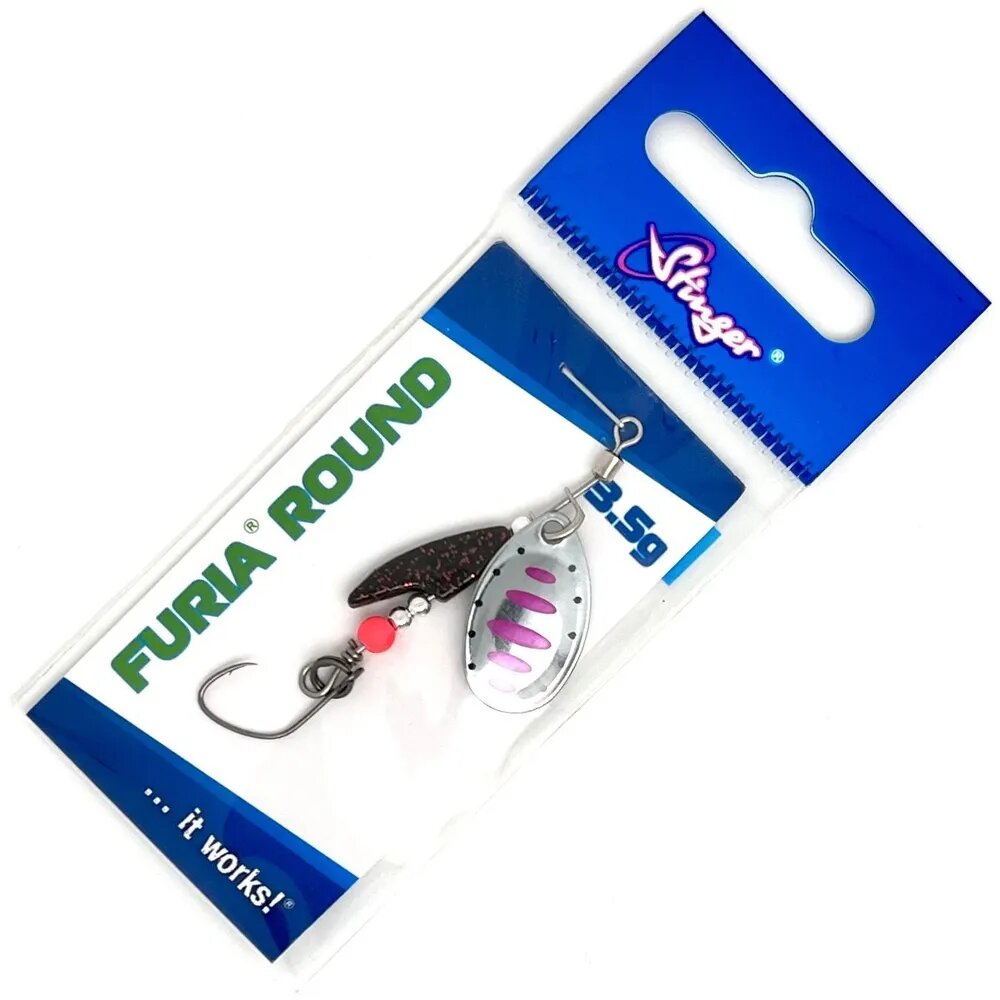 Блесна Stinger Furia Round #1 3,5гр #BM Для ловли форели — фото 1