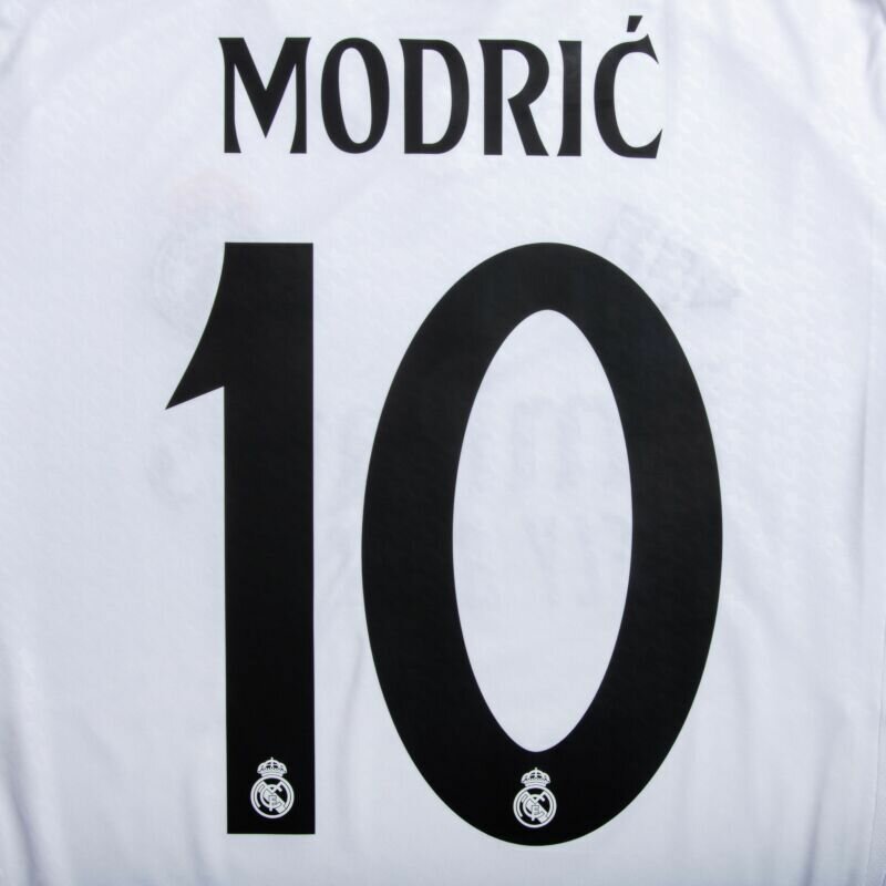 Термонаклейка MODRIC / Модрич 10 Реал Мадрид черная