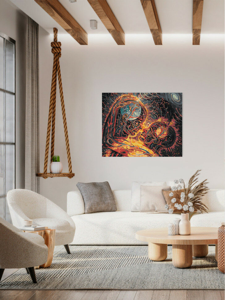 Картина по номерам "Привязанность душ" — фото 1