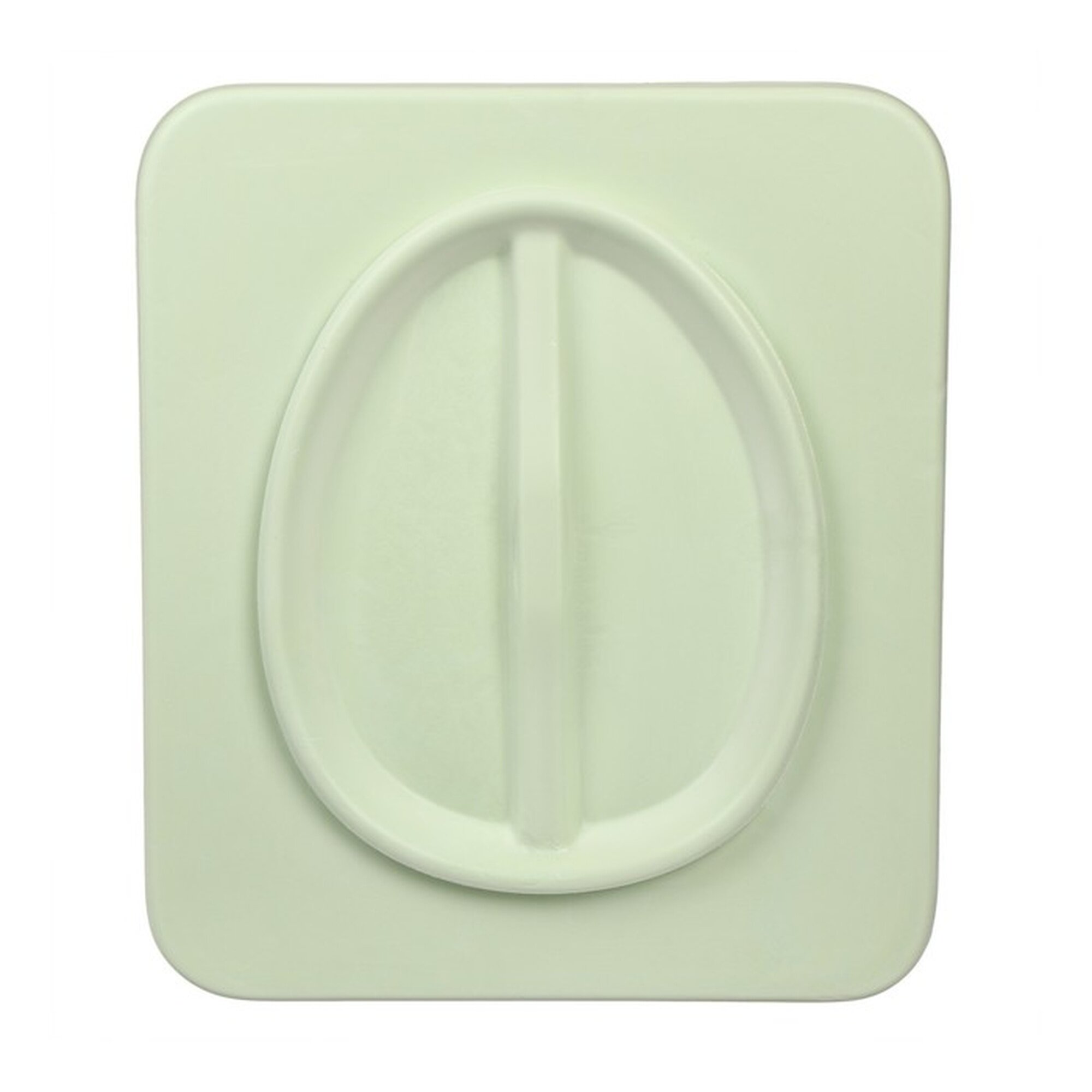 Сиденье для уличного туалета, 43 × 38 см, пенополиуретан, с крышкой, зелёное