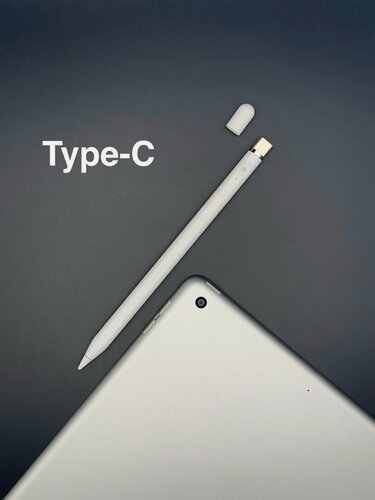 Изображение товара Стилус для iPad от 2018 года и новее, Type-C, боковая кнопка, без Bluetooth
