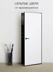 Комплект скрытая дверь INVISIBLE 2000*600 черная кромка (Л)