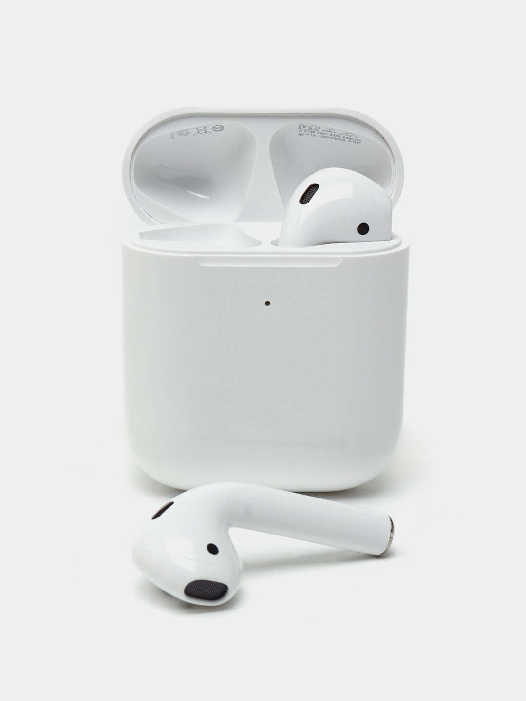 Беспроводные Bluetooth наушники AirPods 2 с зарядным кейсом и сенсорным управлением